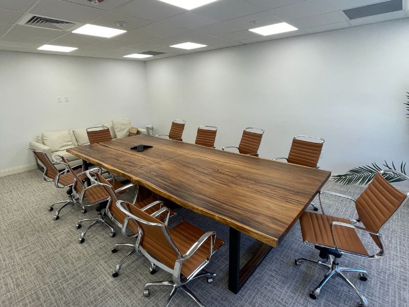 Saman conference table executive boardroom Atlanta Georgia